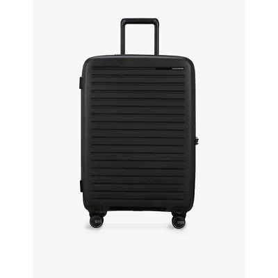 Samsonite Spinner Expandable 4-wheel Hard-shell Suitcase 68cm In Black