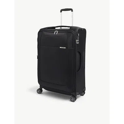Samsonite Spinner Soft-shell 4 Wheel Branded Woven Suitcase 71cm Black