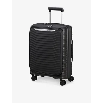 Samsonite Black Upscape Spinner Expandable Four-wheel Shell Cabin Suitcase 55cm In Burgundy