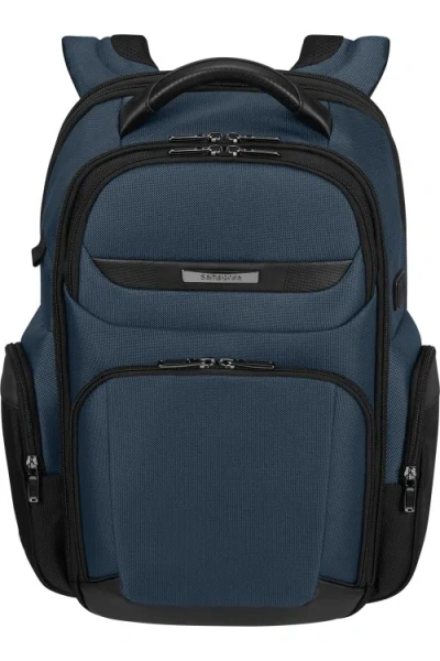 Samsonite Blue Business Backpack In Black