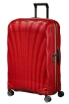 Samsonite C-lite Hardside Large Checked Spinner Luggage In Chili Red