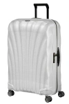Samsonite C-lite Hardside Large Checked Spinner Luggage In Off White