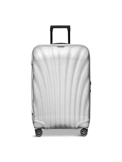 Samsonite C Lite Spinner 4 Wheel Suitcase In Off White