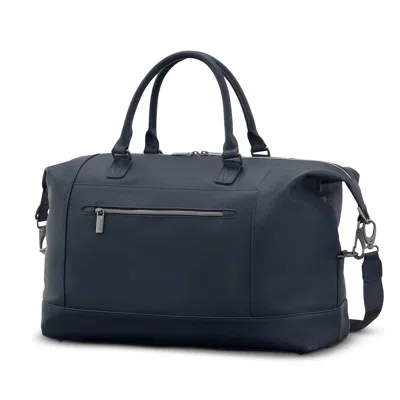Samsonite Classic Leather Softside Weekender Duffel - Bags In Blue