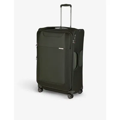 Samsonite Spinner Soft-shell 4 Wheel Branded Woven Suitcase 78cm Climbing Ivy