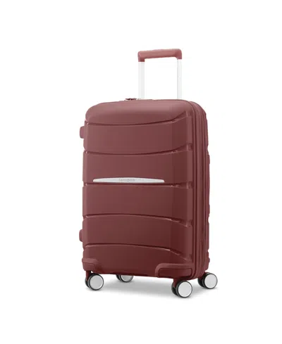 Samsonite Closeout!  Outline Pro 21" Hardside Carry-on Spinner In Shiraz,burgundy