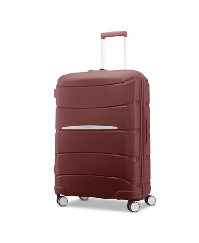 Samsonite Outline Pro Large Spinner Suitcase In Shiraz/burgundy