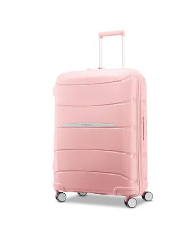 Samsonite Closeout!  Outline Pro 24" Hardside Expandable Spinner In Ultra Pink
