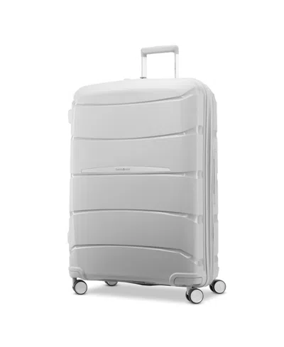 Samsonite Closeout!  Outline Pro 28" Hardside Expandable Spinner In Misty Grey