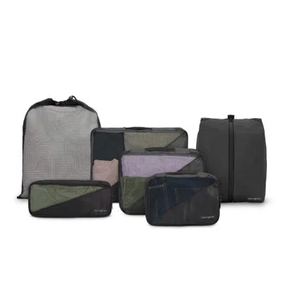Samsonite Compression 6 Piece Packing Cube Set In Black