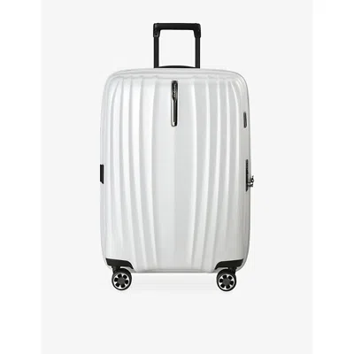 Samsonite Cotton White Nexis Spinner Hard-shell Suitcase 70cm