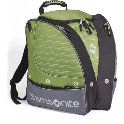 Samsonite Deluxe Adult Ski Boot Bag In Green