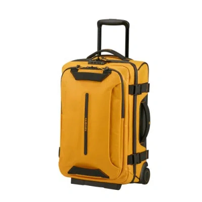 Samsonite Ecodiver Carry On Wheeled Duffel 55/20 In Yellow