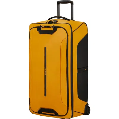Samsonite Ecodiver Large Wheeled Duffel 79/29 In Yellow
