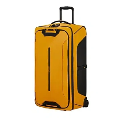 Samsonite Ecodiver Large Wheeled Duffel Bag In Yellow