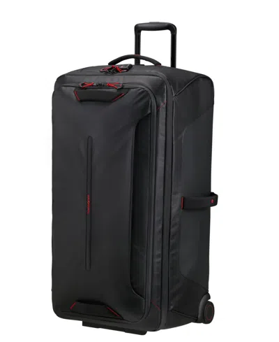 Samsonite Ecodiver Large Wheeled Duffle In Black