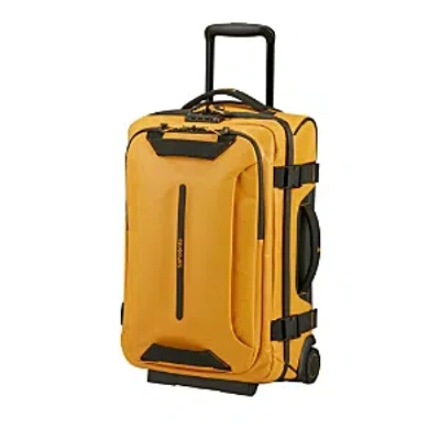 Samsonite Ecodiver Small Wheeled Duffel In Yellow