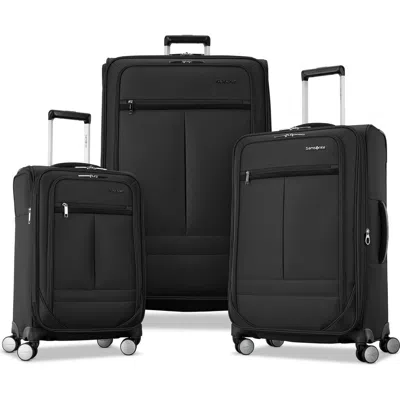 Samsonite Element 3 Piece Soft-sided Luggage, In Black