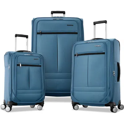 Samsonite Element 3 Piece Soft-sided Luggage, In Blue