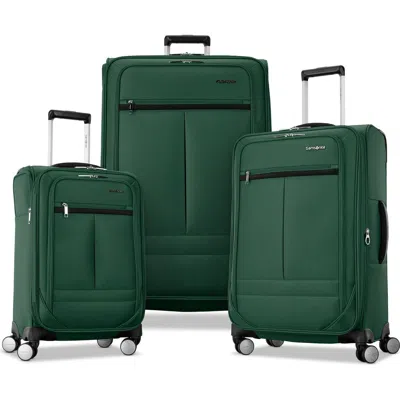 Samsonite Element 3 Piece Soft-sided Luggage, In Green