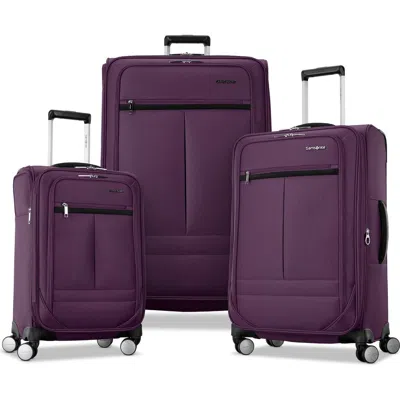 Samsonite Element 3 Piece Soft-sided Luggage, In Purple