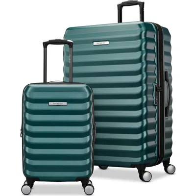 Samsonite Element Hardside Expandable 2 Piece (21"/28") Luggage Set In Bistro Green