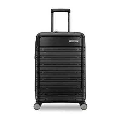 Samsonite Elevation Plus 21 Inch Hardside Carry-on Spinner Luggage In Black