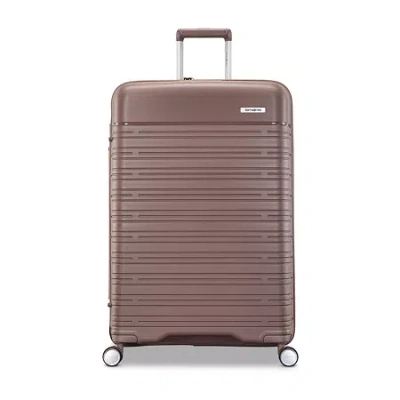 Samsonite Elevation Plus 27 Inch Hardside Checked Spinner Luggage In Brown