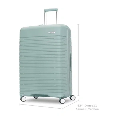 Samsonite Elevation Plus 27 Inch Hardside Checked Spinner Luggage In Green