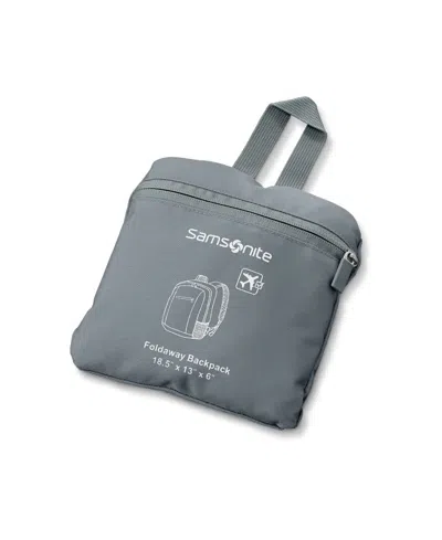 Samsonite Foldaway Backpack In Slate Blue