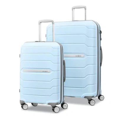 Samsonite Freeform 2-piece Set (21/28) Hardside Expandable With Double Spinner Wheels In Blue