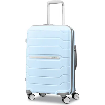 Samsonite Freeform Carry-on 21-inch Hardside Expandable With Double Spinner Wheels In Blue
