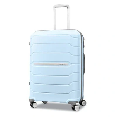 Samsonite Freeform Hardside Expandable 24" Checked Spinner In Blue