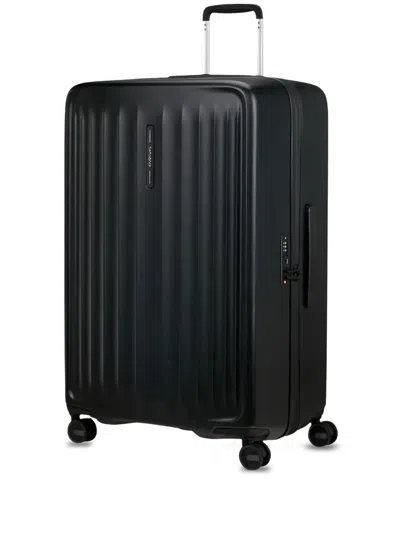 Samsonite Grooved-body Holdall In Black