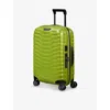 SAMSONITE SAMSONITE LIME PROXIS SPINNER HARD CASE FOUR-WHEEL EXPANDABLE CABIN SUITCASE 55CM