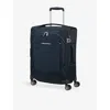 Samsonite Midnight Blue Re-lite Spinner Expandable 4-wheel Polyester Cabin Suitcase 55cm