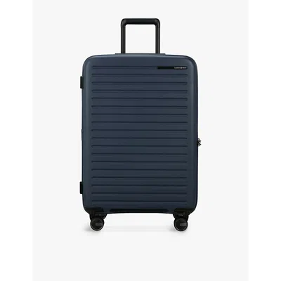 Samsonite Spinner Expandable 4-wheel Hard-shell Suitcase 68cm In Midnight