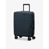 Samsonite Midnight Stackd Spinner Hard Case 4 Wheel Recycled-plastic Cabin Suitcase 68cm In Midnight