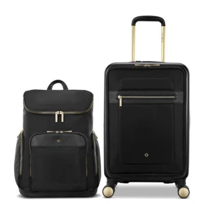 Samsonite Mobile Solution 2 Deluxe Backpack & Carry-on 2-piece Set In Black