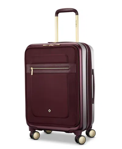 Samsonite Mobile Solution 2 Expandable 20" Carry-on Spinner Luggage In Burgundy