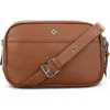 Samsonite Mobile Solution 2 Leather Crossbody Bag In Brown