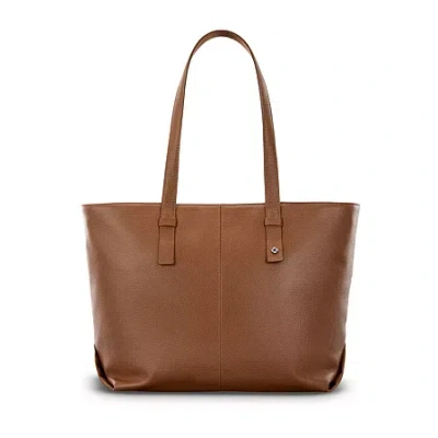 Samsonite Mobile Solution 2 Leather Tote In Brown
