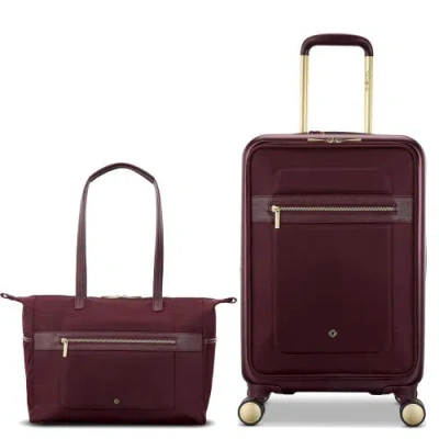 Samsonite Mobile Solution 2 Tote & Carry-on 2-piece Set In Burgundy