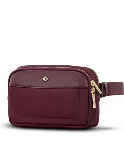 Samsonite Mobile Solution Waist Pack In Burgundy