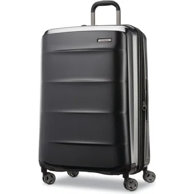 Samsonite Octiv Hardside Spinner 28-inch Large Checked Luggage In Black