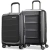 Samsonite Octiv 2-piece Set (pro 21/24) Hardside Spinner In Black