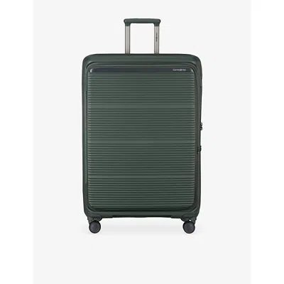 Samsonite Paralux Spinner Expandable 4-wheels Suitcase 81cm In Green