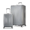 Samsonite Opto 3 Hardside 2 Piece Set (co/lg) Spinner Luggage In Silver