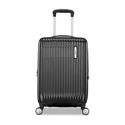 Samsonite Opto 4 20 Inch Hardside Carry-on Spinner Luggage In Black