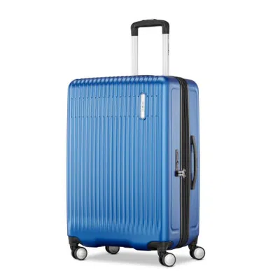 Samsonite Opto 4 Hardside 25" Medium Checked Spinner Luggage In Tranquil Blue